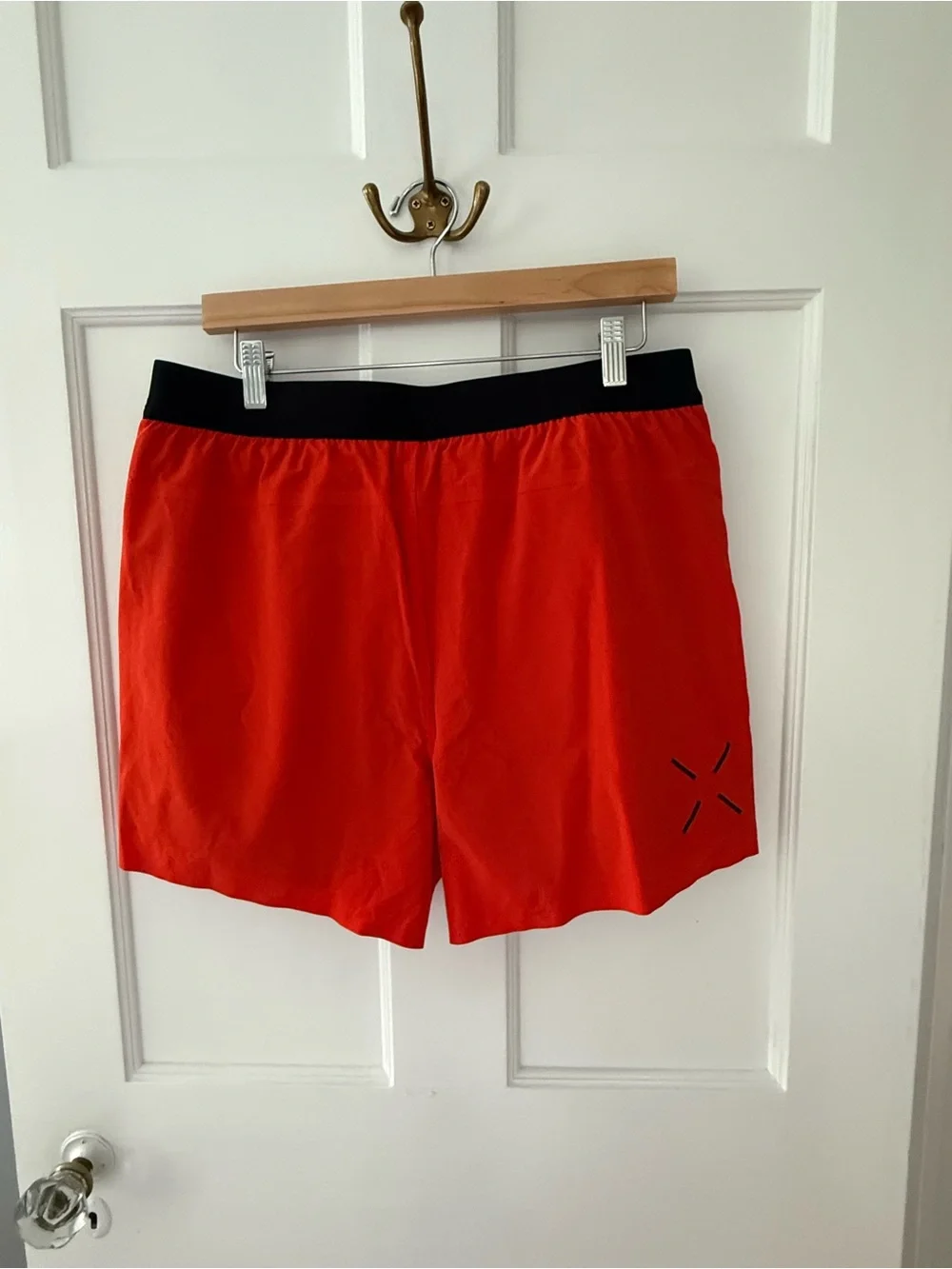 Ten Thousand Interval Shorts 5” Lined Ember Orange Red NWT Large L